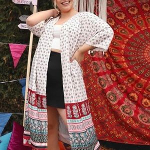 Beautiful light, one size kimono or cover up.. NWOT